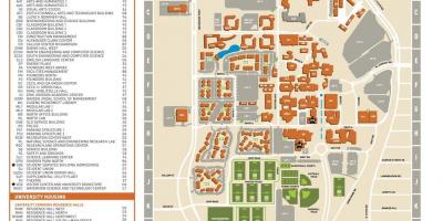 Universidade de Texas Dallas mapa