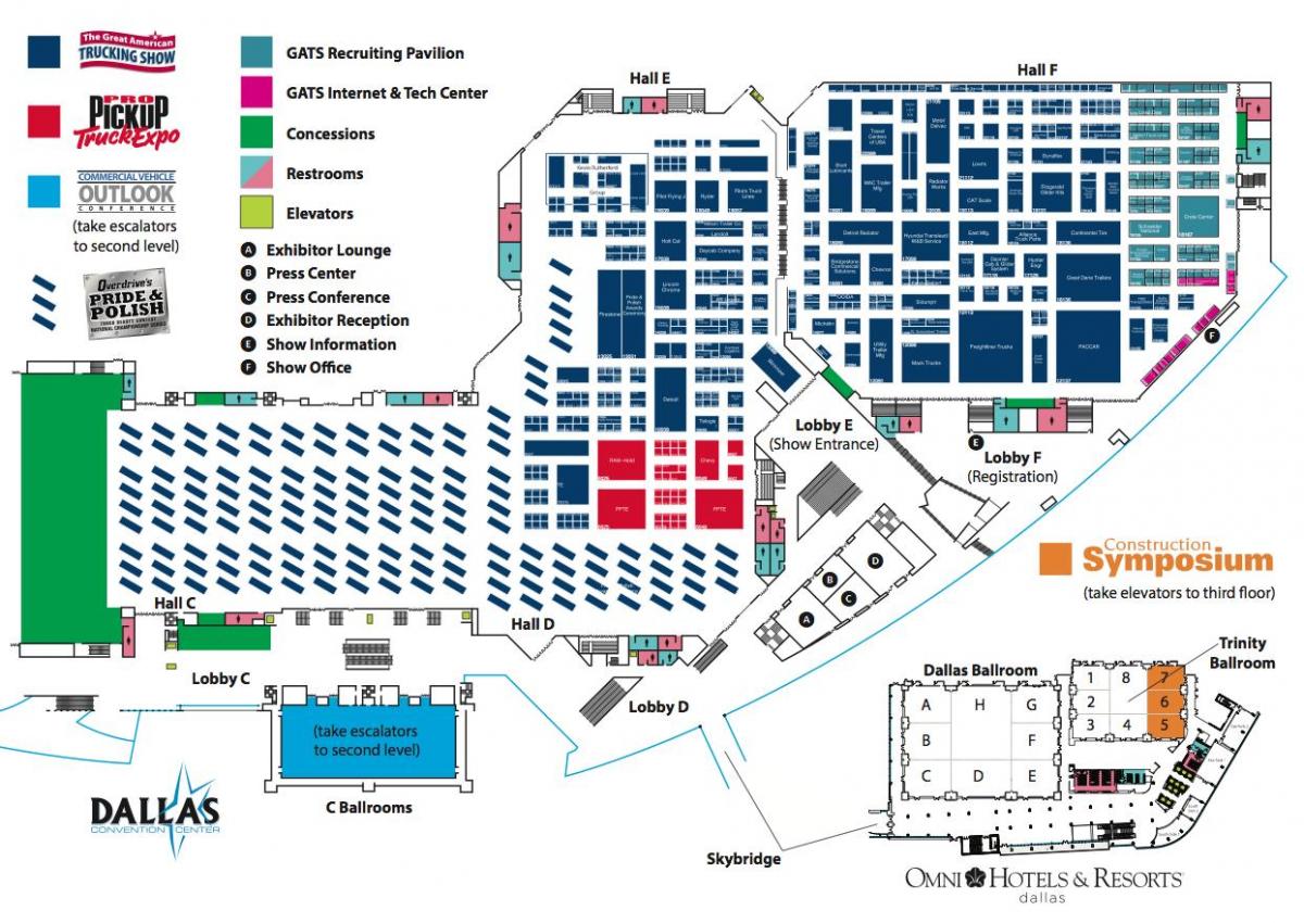 mapa de Dallas centro de convencións