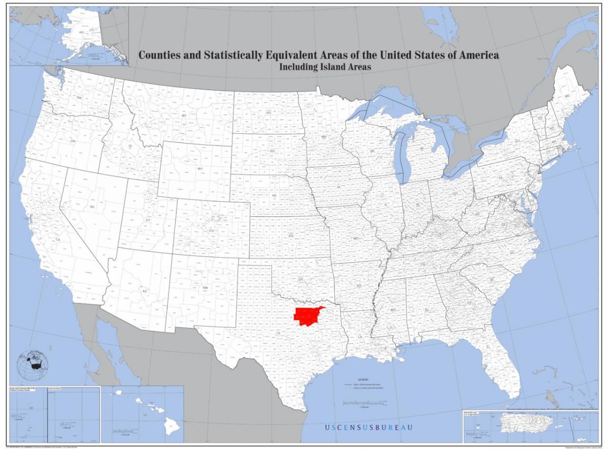Dallas no mapa de estados unidos