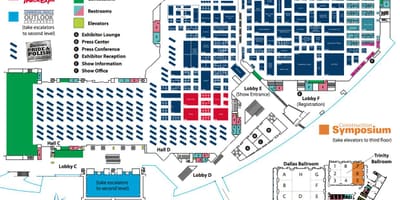 Mapa de Dallas centro de convencións