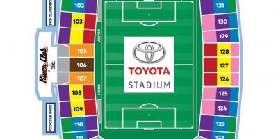 Mapa de Toyota Estadio Dallas